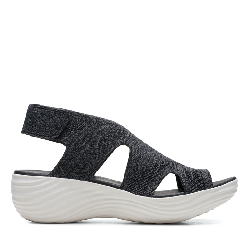 Black Clarks Marin Sail Women's Sandals | 93746-WPKR