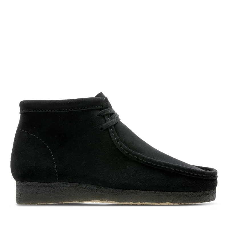 Black Clarks Sde Men's Desert Boots | 64302-YHIQ