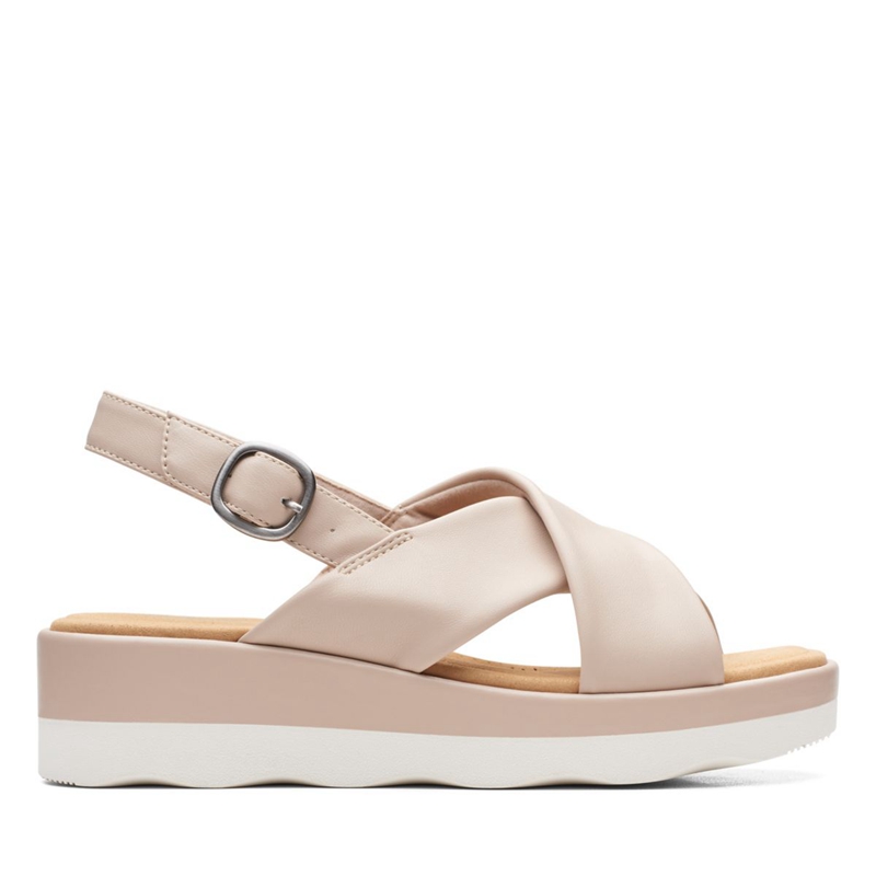 Brown Clarks Clara Cove Sand Women's Sandals | 65109-SLTU