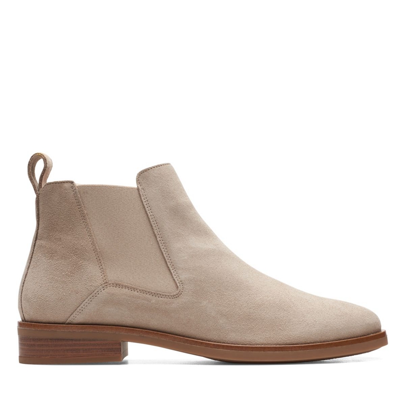 Brown Clarks Memi Top Sand Women's Chelsea Boots | 71394-RSDW