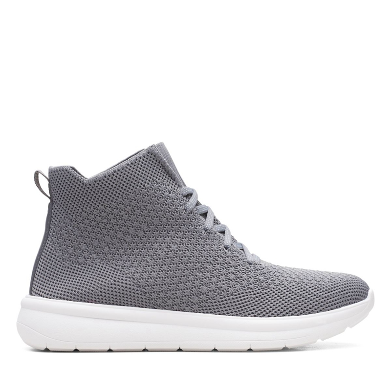 Dark Grey Clarks Ezera Mid Women's Booties | 28571-UKDL