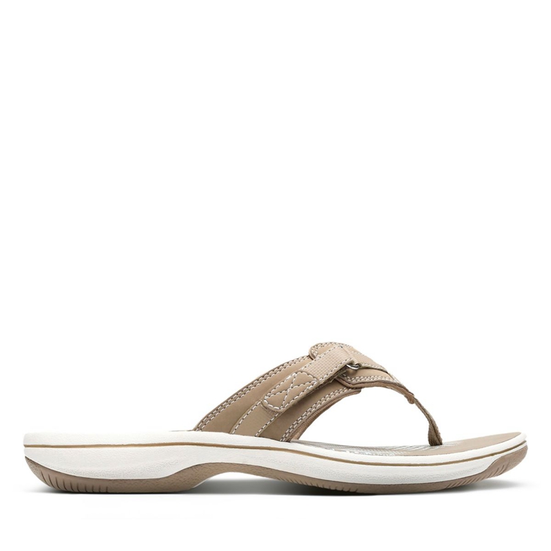 Grey Clarks BREEZE SEA Women's Flip Flops | 79103-RBZX