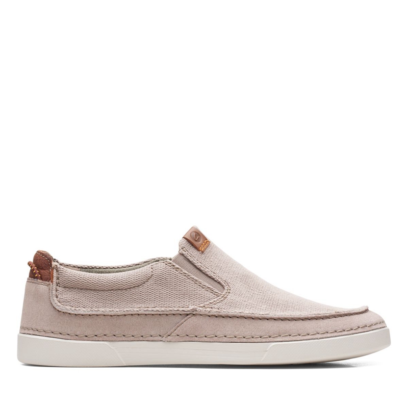 Grey Clarks Gereld Step Stone Combi Men's Slip Ons | 83520-DBCV