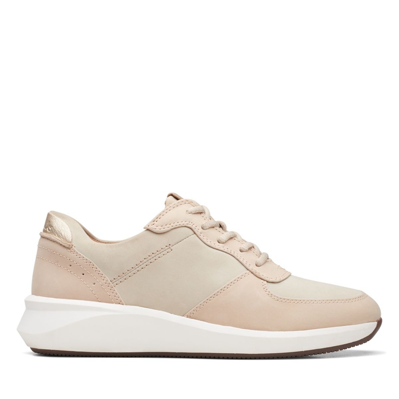 Light Brown Clarks Un Rio Sprint Comb Women's Sneakers | 60482-WGBQ