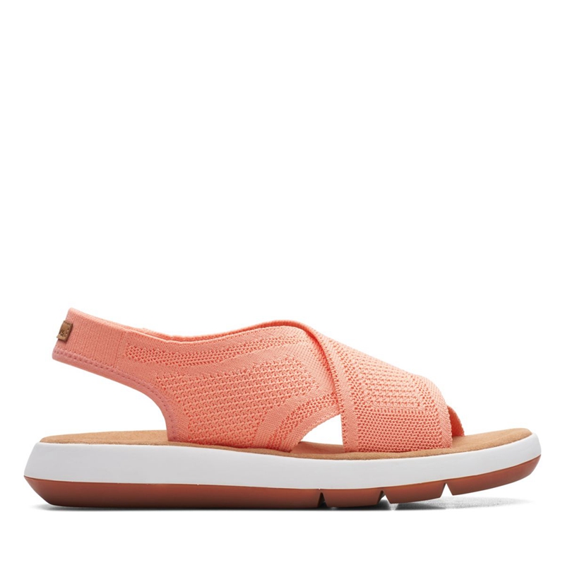 Light Coral Clarks Jemsa Dash Women's Sandals | 62418-YEZC