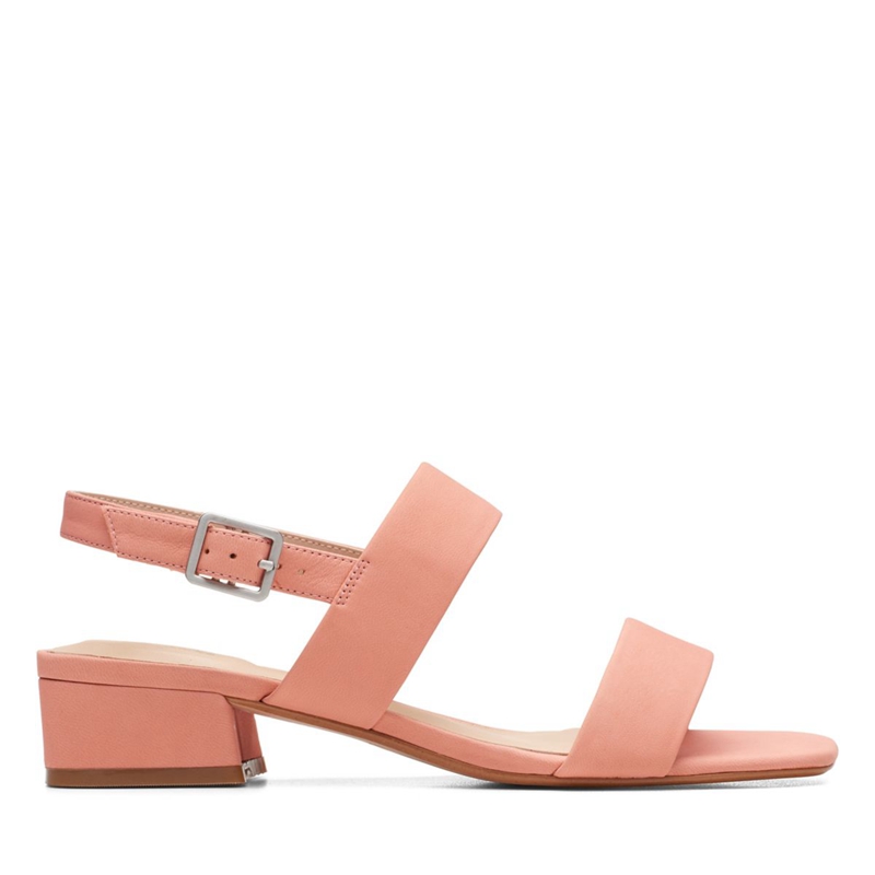 Light Coral Clarks Seren25 Strap Light Coral Women's Sandals | 80635-DTKL