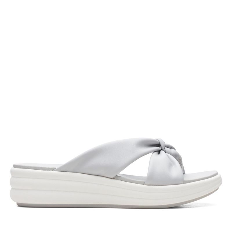 Light Grey Clarks Drift Ave Women's Sandals | 38264-CQLD