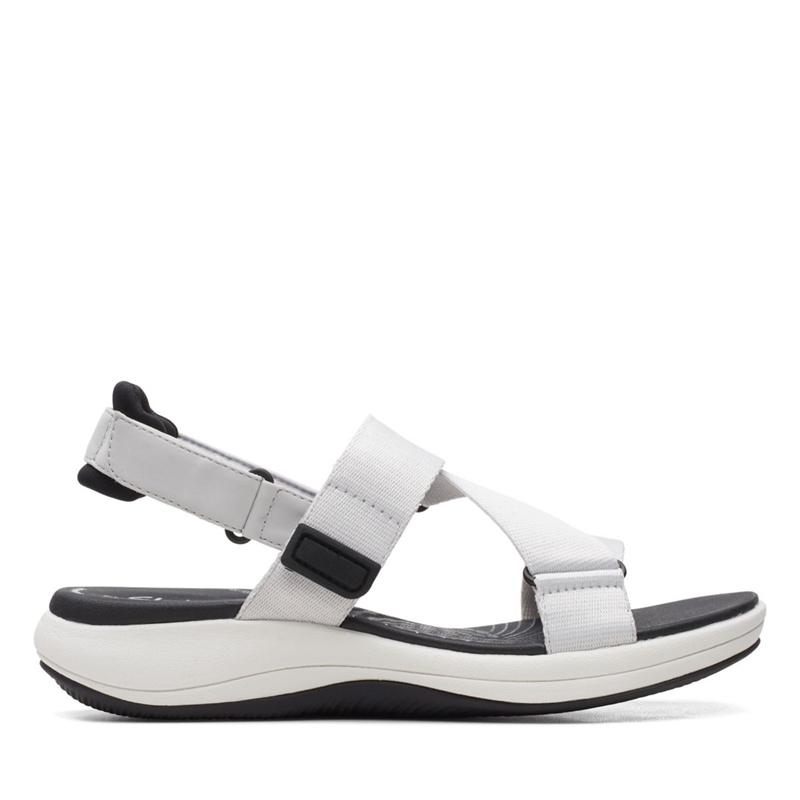 Light Grey Clarks Mira Sun Women's Sandals | 85326-HJDZ