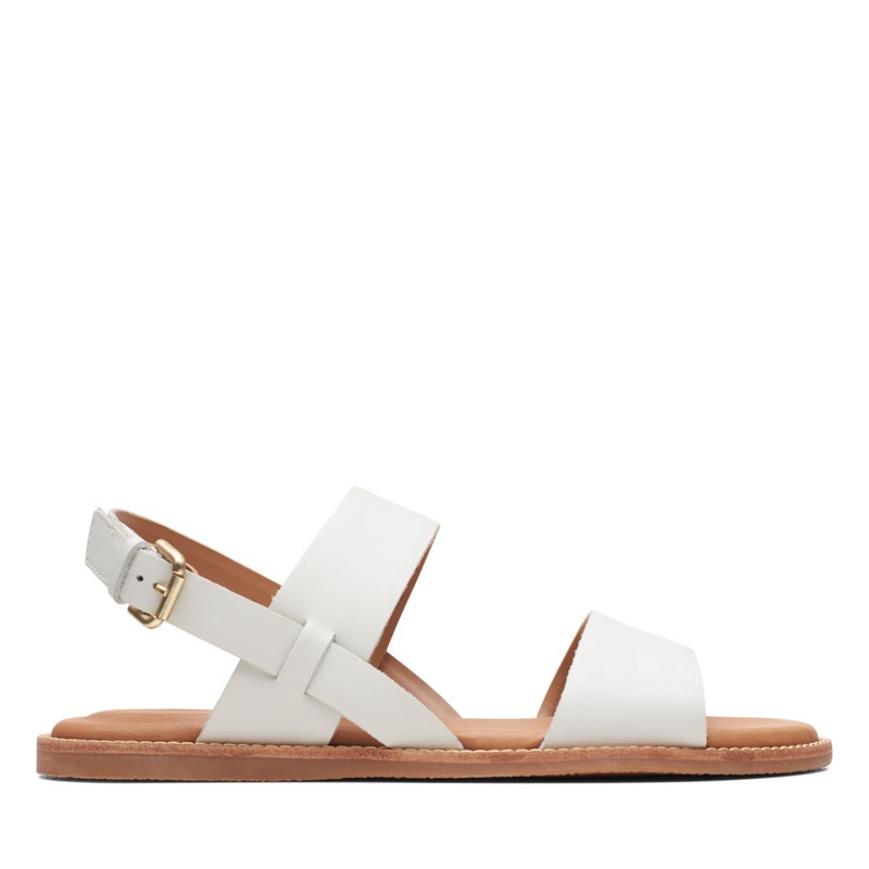 White Clarks Karsea Strap Women's Sandals | 71254-EVQR