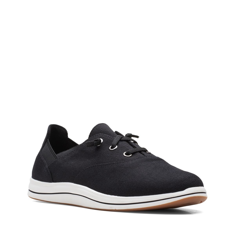 Black Clarks Breeze Ave Women's Sneakers | 87219-GJSW