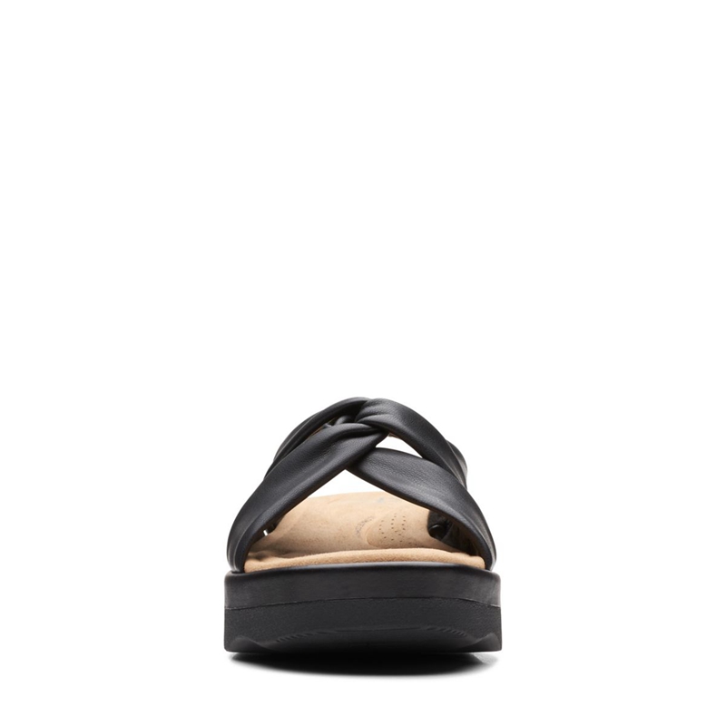 Black Clarks Clara Charm Women's Sandals | 38961-HGVU