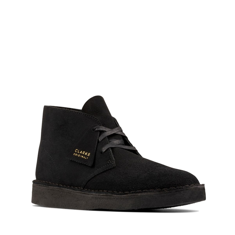 Black Clarks Coal Sde Men's Chukka Boots | 42571-KABJ