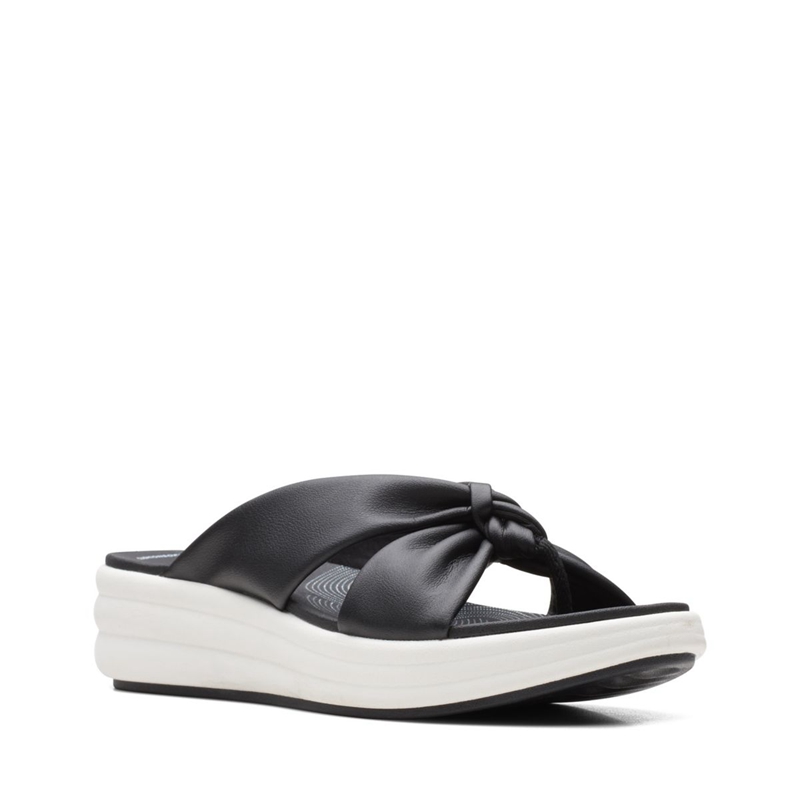 Black Clarks Drift Ave Women's Sandals | 94872-OJTU