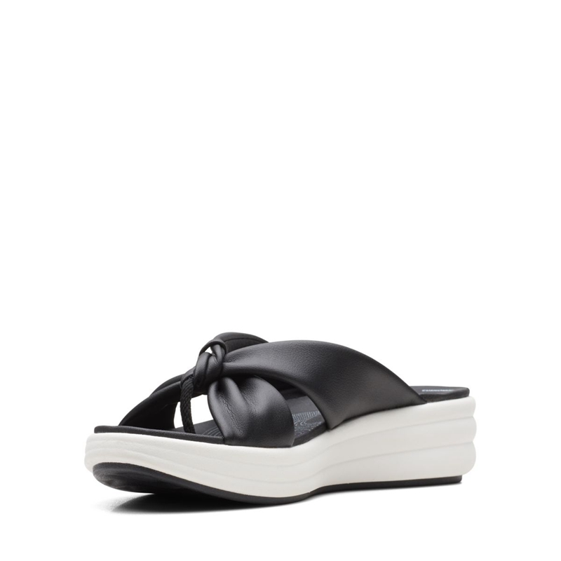 Black Clarks Drift Ave Women's Sandals | 94872-OJTU