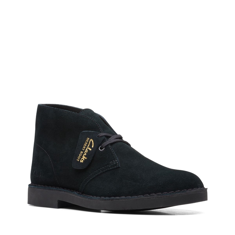 Black Clarks Evo Sde Men's Desert Boots | 95071-RSMC