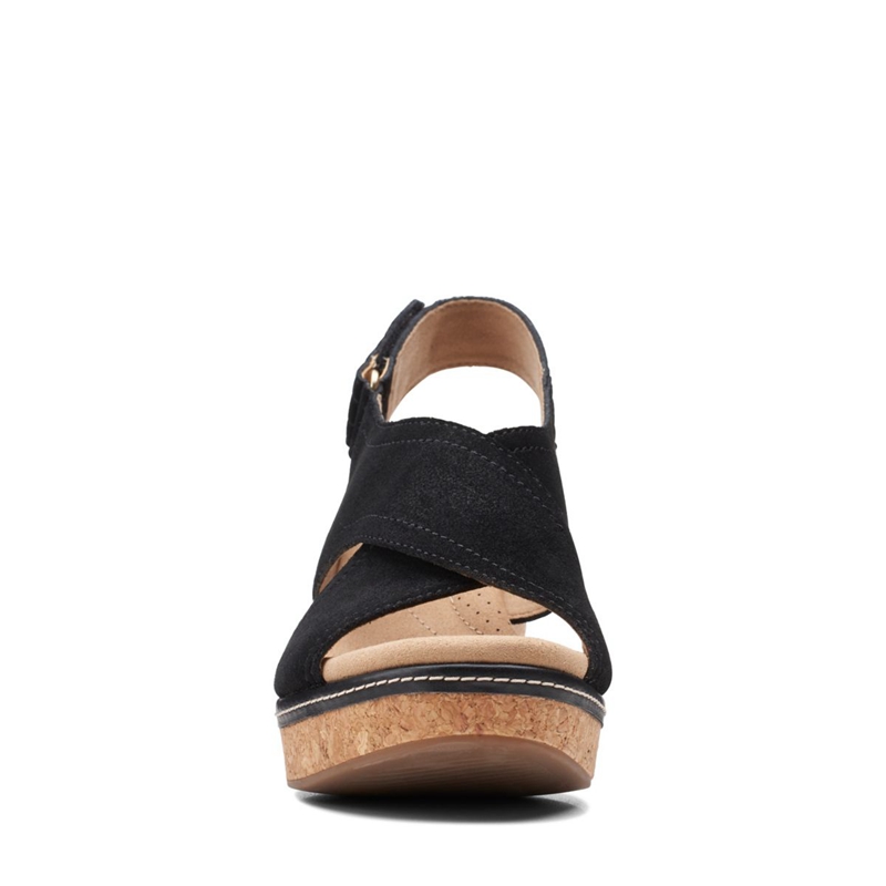 Black Clarks Giselle Cove Women's Sandals | 21980-WDBA