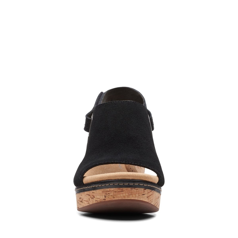 Black Clarks Giselle Sea Sde Women's Sandals | 16945-PRXA