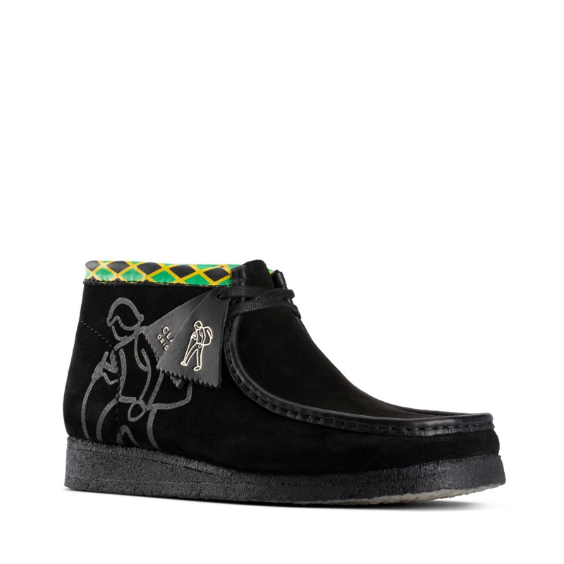 Black Clarks Jamaica Bee /Multi Men's Chukka Boots | 30875-KGTQ