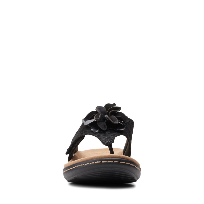 Black Clarks Laurieann Gema Women's Sandals | 73415-UGBC