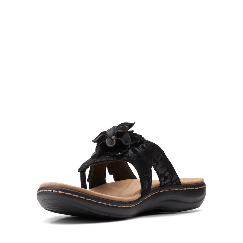 Black Clarks Laurieann Gema Women's Sandals | 73415-UGBC