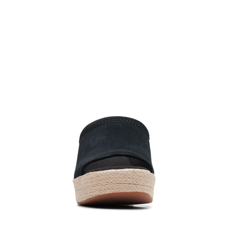 Black Clarks Maritsa70Slide Sde Women's Sandals | 18057-DTFX