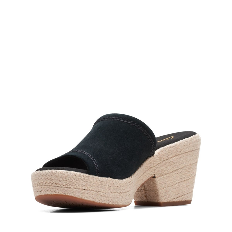 Black Clarks Maritsa70Slide Sde Women's Sandals | 18057-DTFX