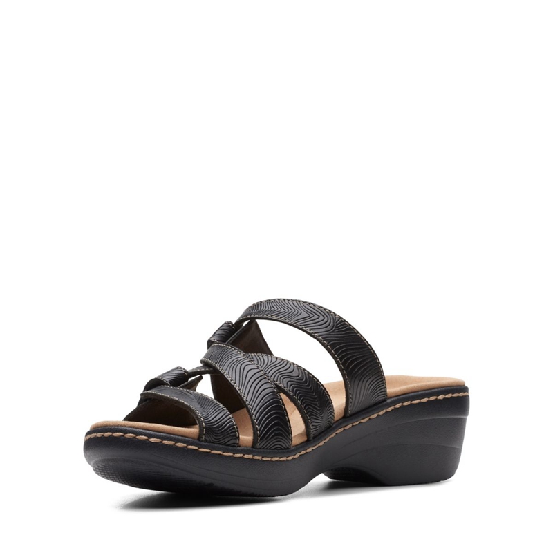 Black Clarks Merliah Karli Women's Sandals | 49163-RNOL