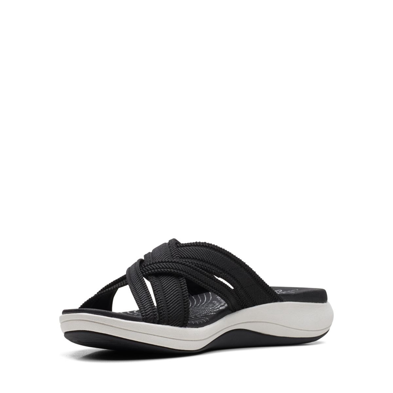 Black Clarks Mira Isle Women's Sandals | 59078-BWZF