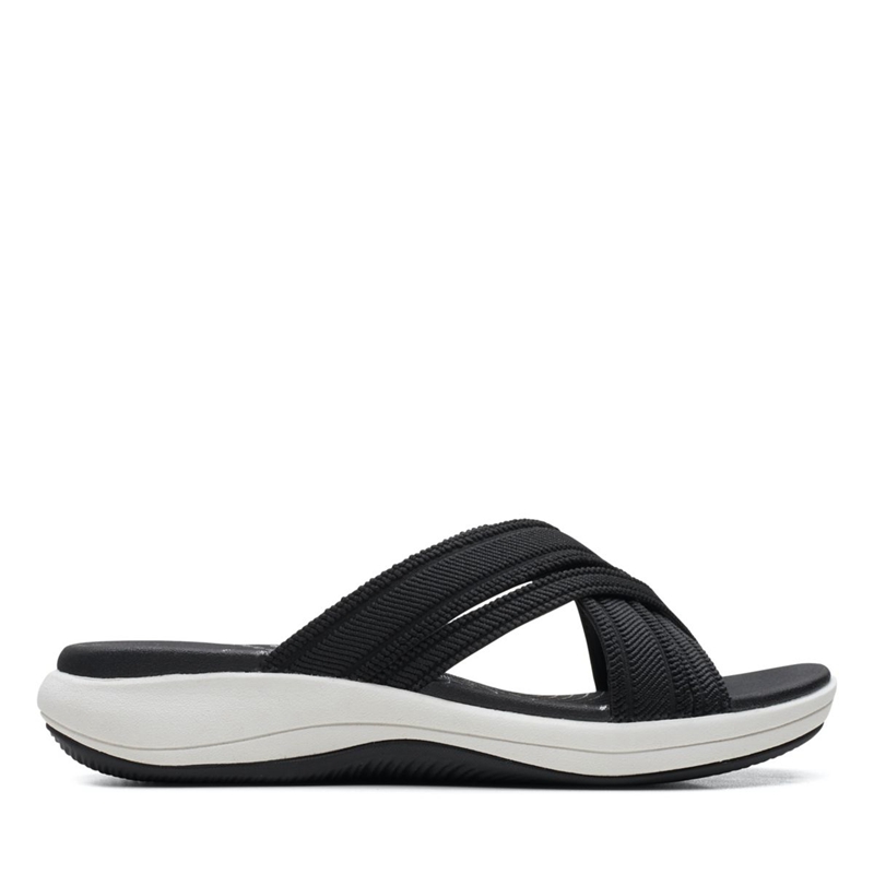 Black Clarks Mira Isle Women\'s Sandals | 59078-BWZF