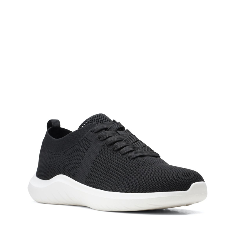 Black Clarks Nova Glint Women's Sneakers | 21867-YTPI