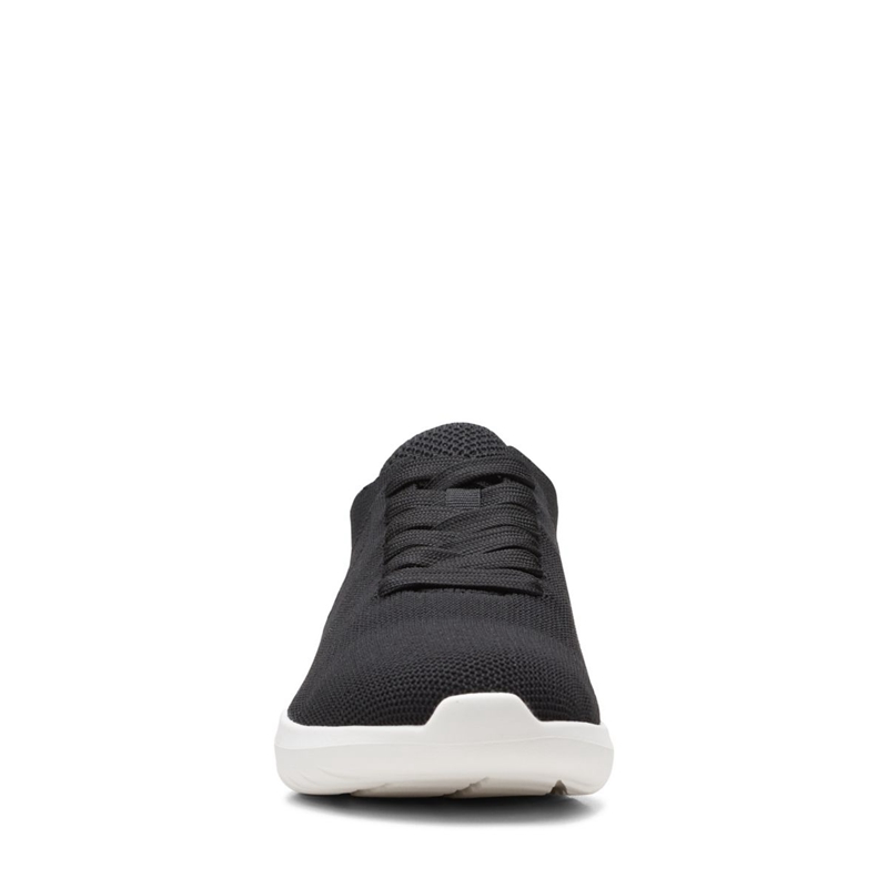 Black Clarks Nova Glint Women's Sneakers | 21867-YTPI