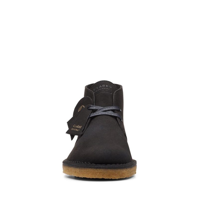 Black Clarks Pale Men's Desert Boots | 21056-RAEZ