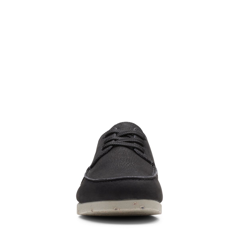 Black Clarks ShacreLite Low Nubuck Men's Slip Ons | 51369-SAKO