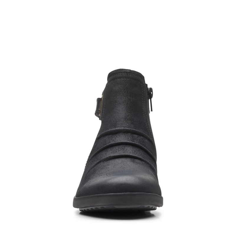 Black Clarks Tamzen Mid Women's Chukka Boots | 79213-PLAB