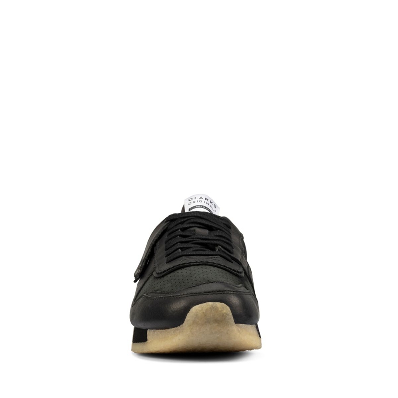 Black Clarks Tor Run Combi Men's Sneakers | 19783-CZRF