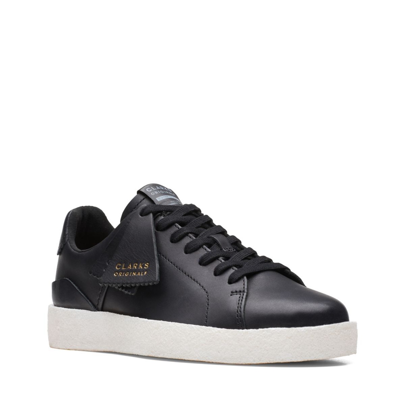 Black Clarks Tormatch Women's Sneakers | 50678-YIAT