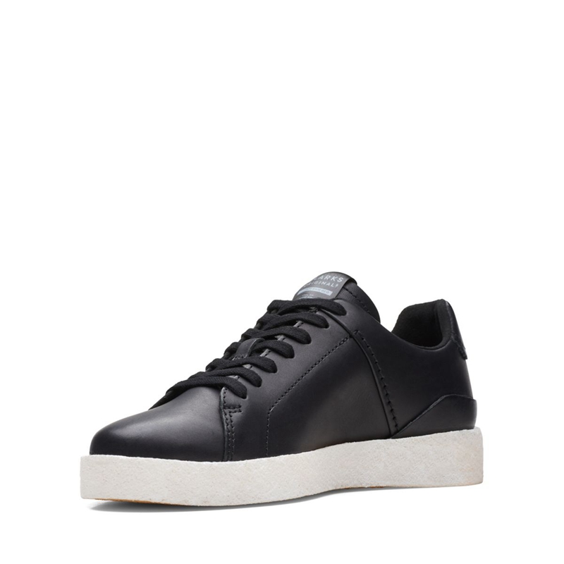 Black Clarks Tormatch Women's Sneakers | 50678-YIAT