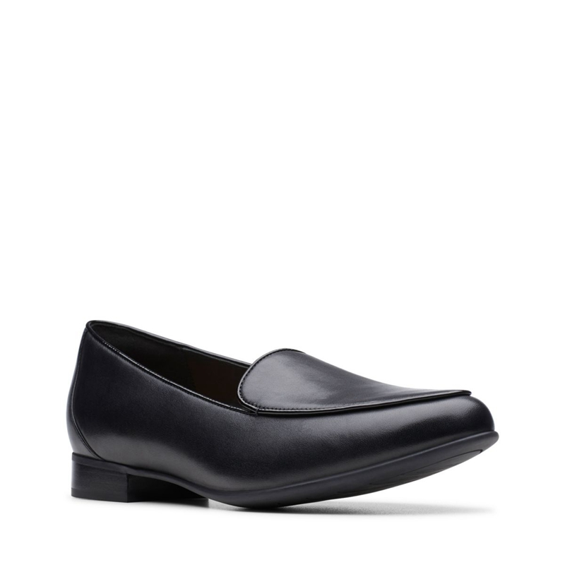 Black Clarks Un Blush Ease Leather Women's Pumps | 34907-EURZ