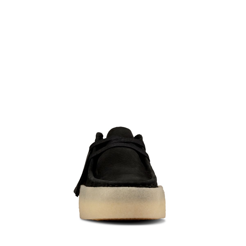 Black Clarks Wallabee Cup Nubuck Women's Slip Ons | 27189-PCHU