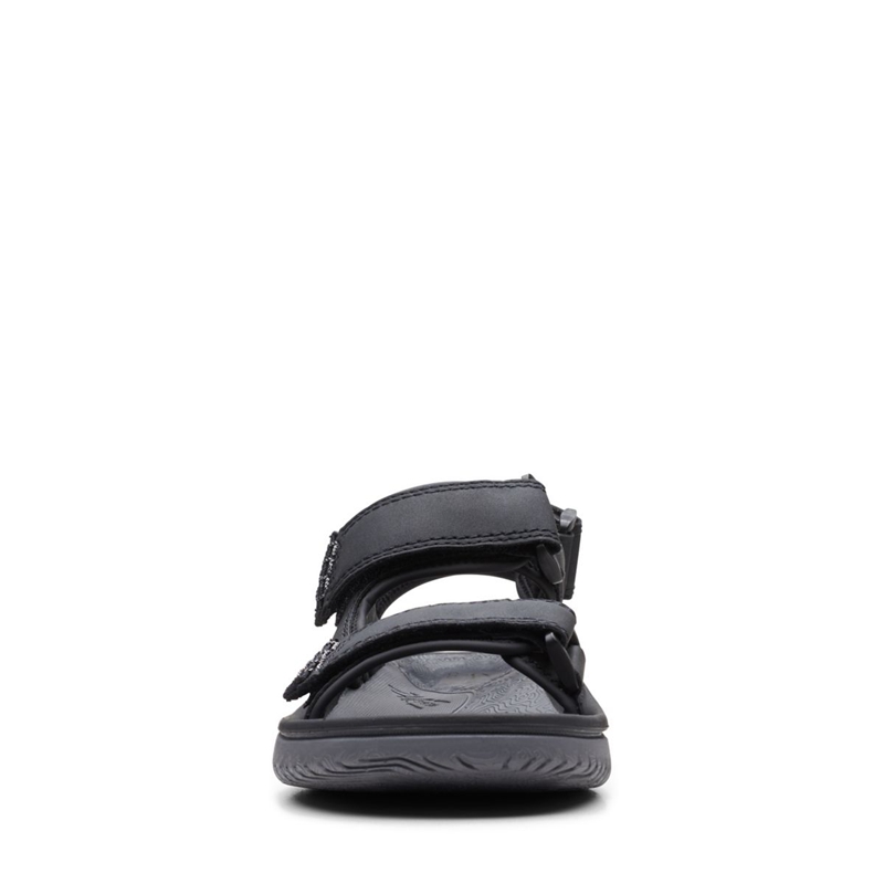 Black Clarks Wesley Bay Men's Sandals | 87529-EGSN