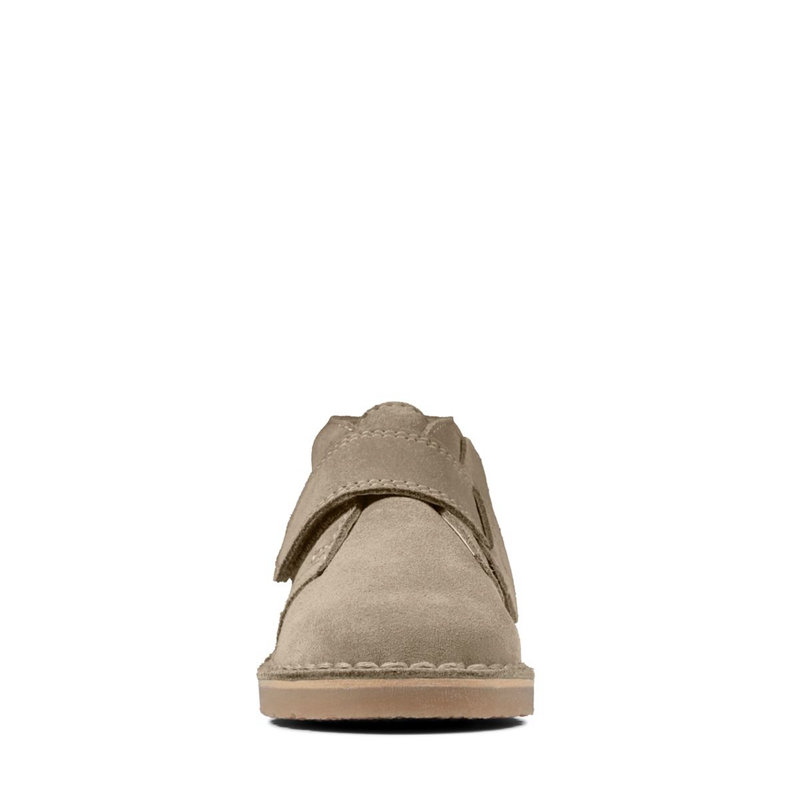 Brown Clarks 2 Toddler Sand Suede Kids' Ankle Boots | 53096-HUVM