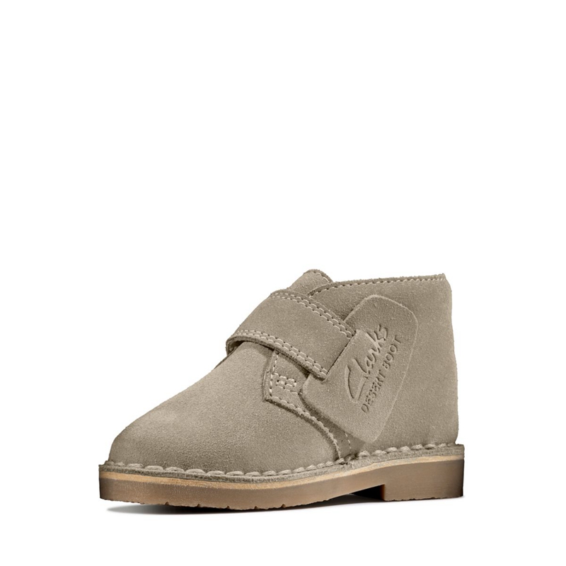 Brown Clarks 2 Toddler Sand Suede Kids' Ankle Boots | 53096-HUVM