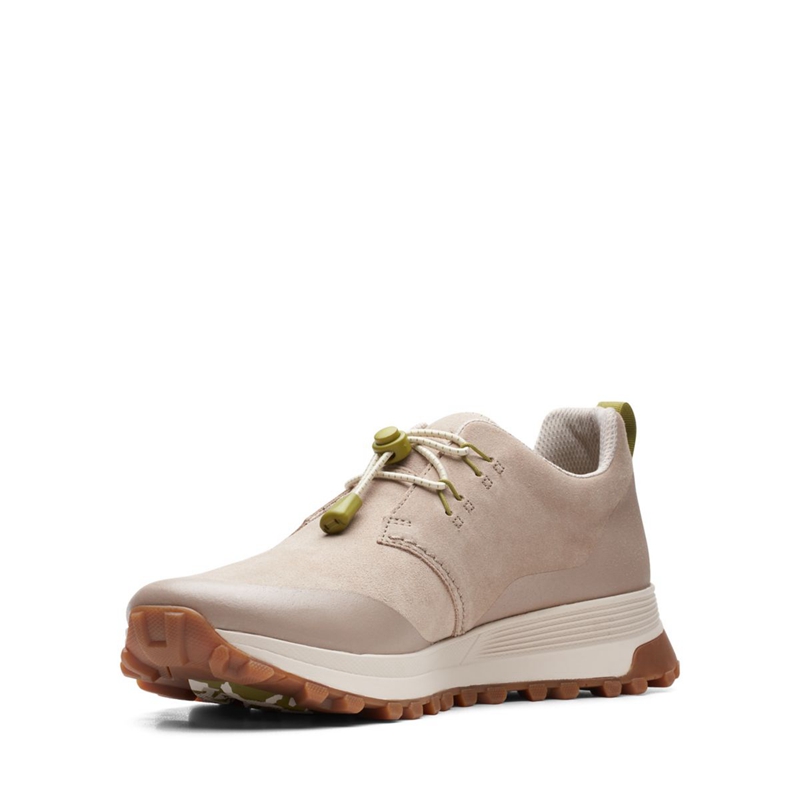 Brown Clarks ATL Trek Khan Suede Men's Sneakers | 95467-WDSP