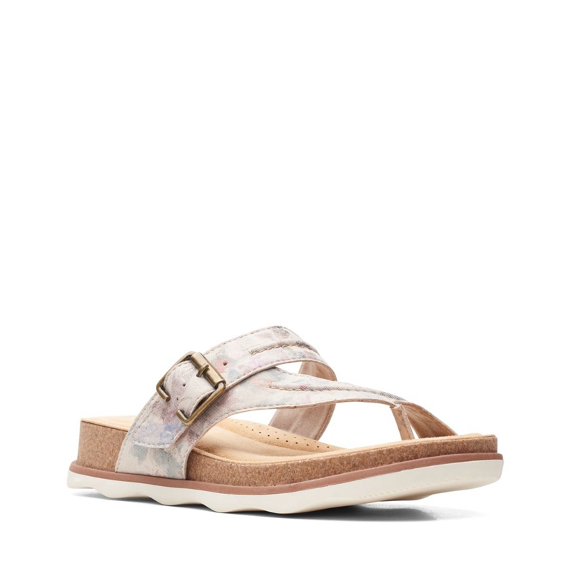 Brown Clarks Brynn Madi Sand Interest Women's Sandals | 02591-GQMO