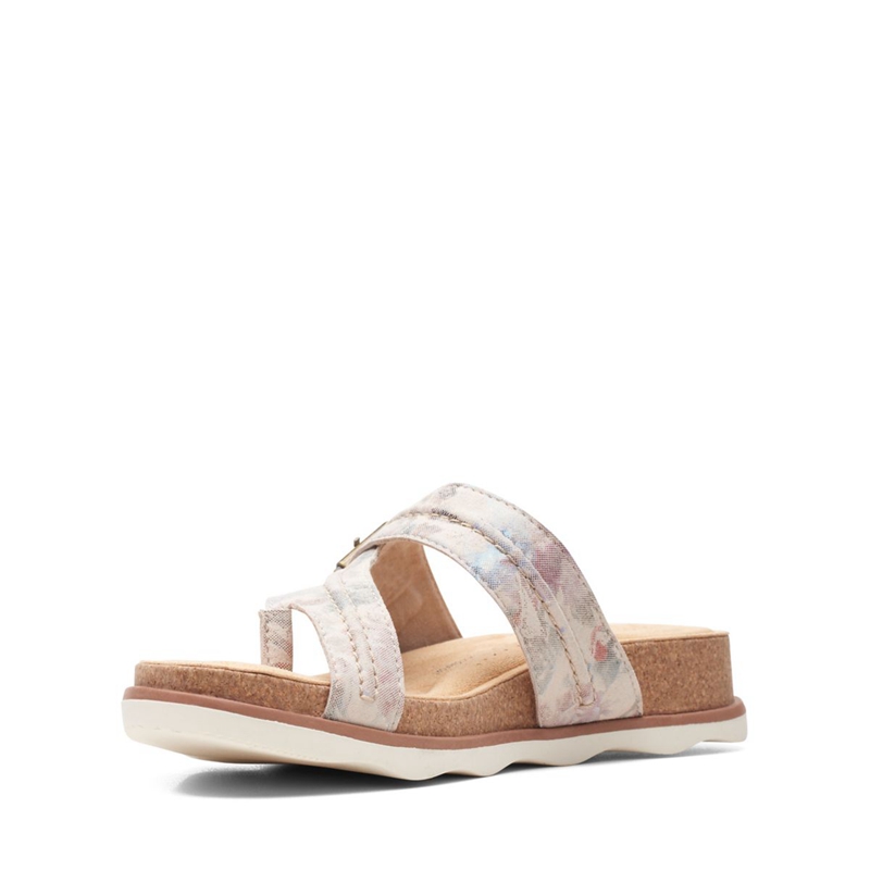 Brown Clarks Brynn Madi Sand Interest Women's Sandals | 02591-GQMO