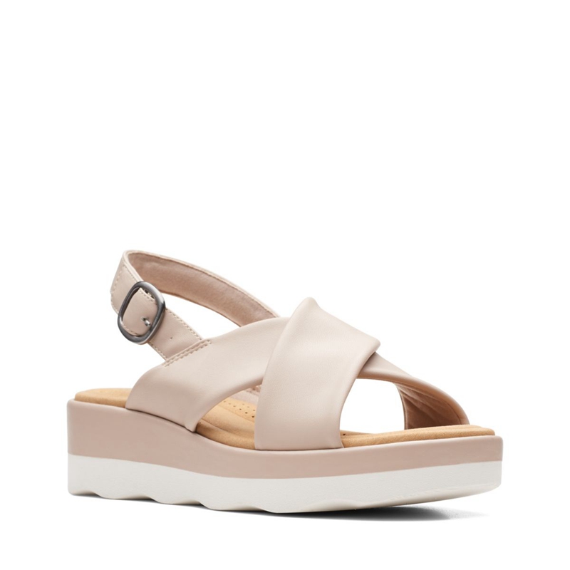 Brown Clarks Clara Cove Sand Women's Sandals | 65109-SLTU