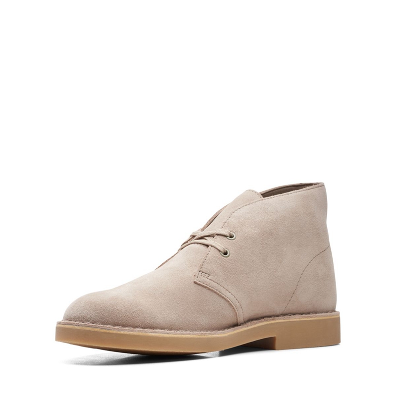 Brown Clarks Evo Sand Suede Men's Desert Boots | 50614-TXML