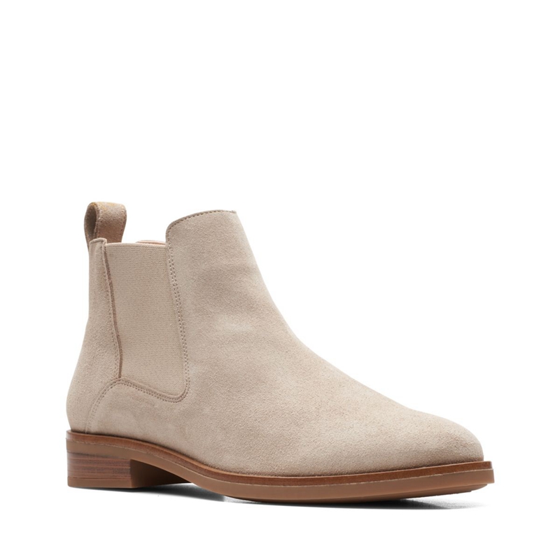 Brown Clarks Memi Top Sand Women's Chelsea Boots | 71394-RSDW