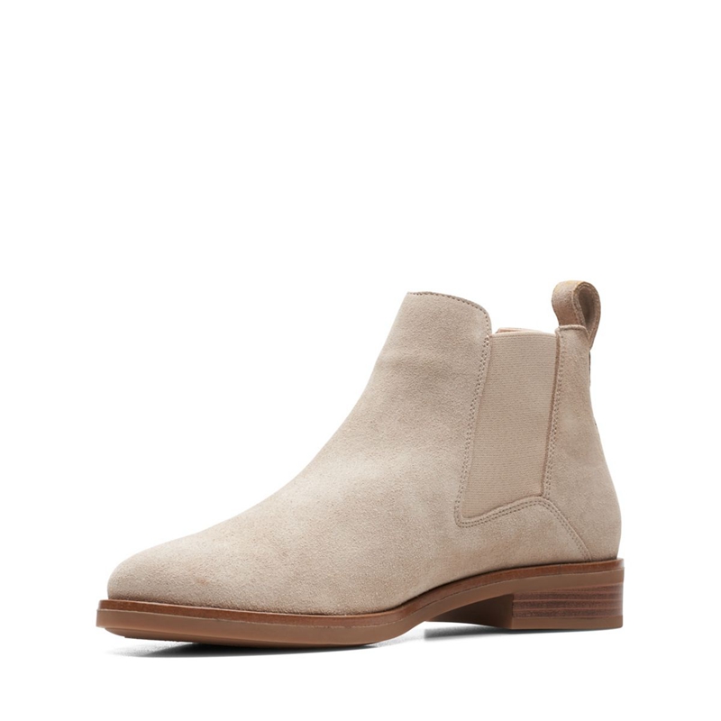 Brown Clarks Memi Top Sand Women's Chelsea Boots | 71394-RSDW