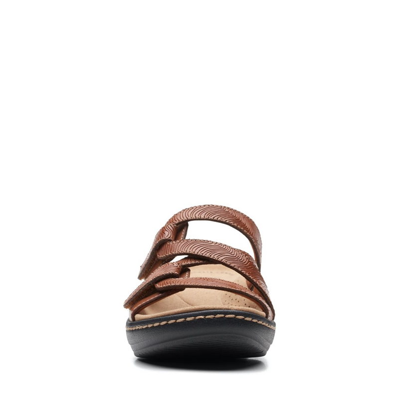 Brown Clarks Merliah Karli Tan Women's Sandals | 26318-DHMP